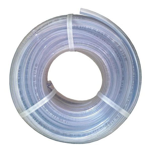 Tubing, 5/16 I.D., 100 ft., Clear, Flexible