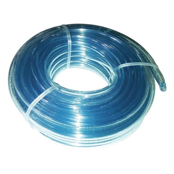 Tubing, 5/8 I.D., 100 ft., Clear, Flexible