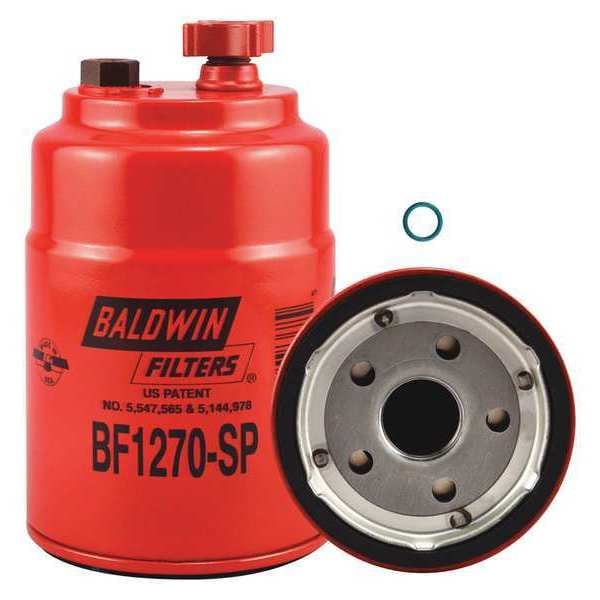 Fuel Filter, 6-1/16 x 3-11/16 x 6-1/16 In