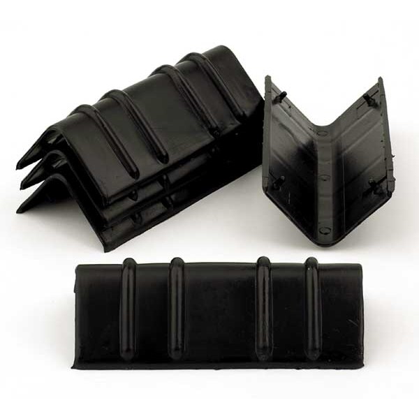 Edge Protector, 5 1/4 In, Blk, PK200