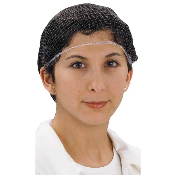 Hairnet, Nylon, 26 in Dia., Brown, L, 144 PK