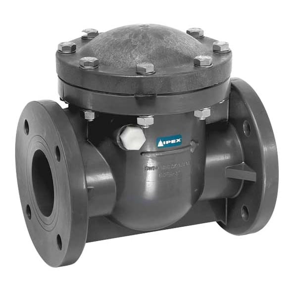 6" Flanged PVC Swing Check Valve