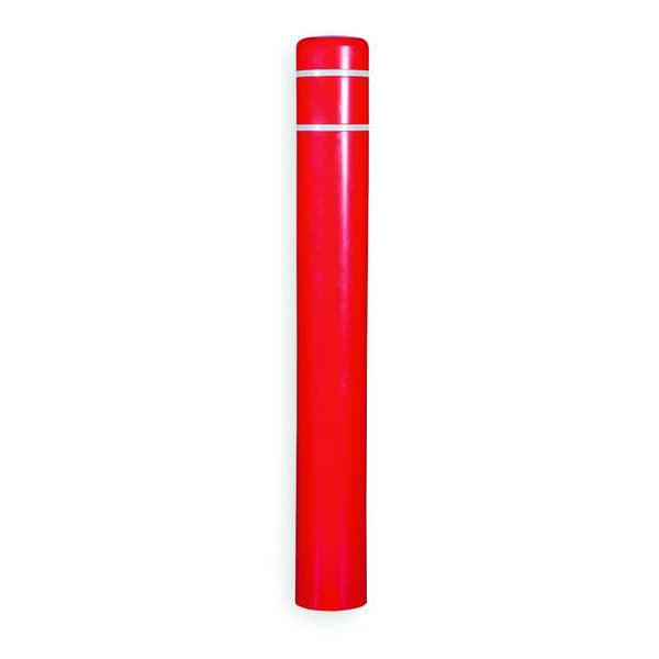 Post Sleeve, 8 In Dia., 72 In H, Red