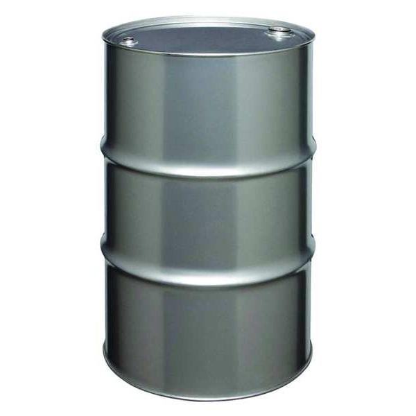 Closed Head Transport Drum, 304 Stainless Steel, 55 gal, Unlined, Silver