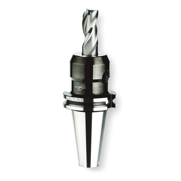 End Mill Holder, CAT40, Bore Dia 0.7500 In