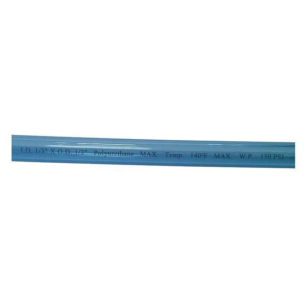 Tubing, 1/2 In OD, Polyurethane, 100 Ft