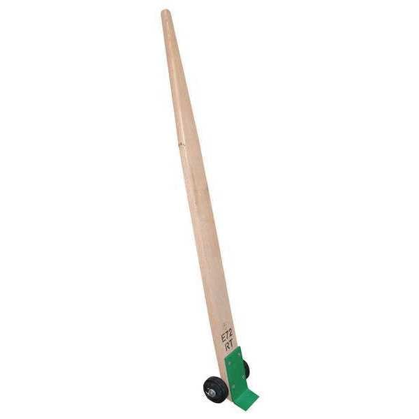 Pry Bar, Rubber Wheels, 3,500 lb. Cap, 60" L