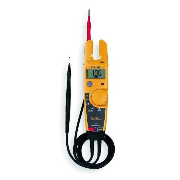 Clamp Meter, CAT III 600V, Max AC Amps 100, Average AC Response, .5 in Jaw Opening, LCD