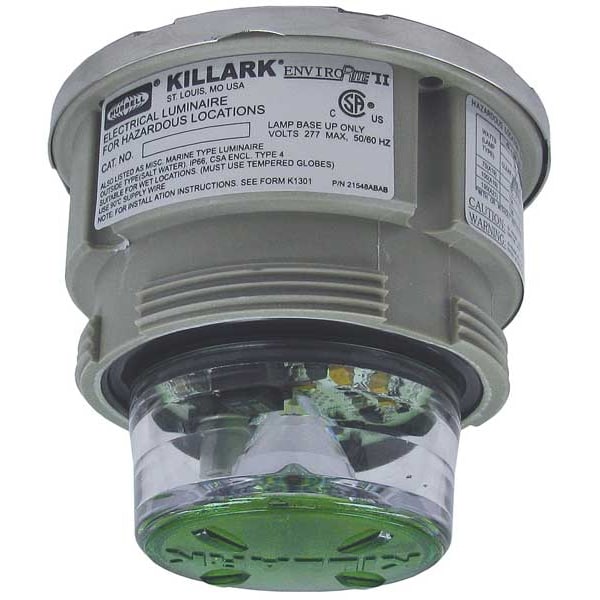 Strobe Light, LED, 120 to 240V AC, Not Applicable FPM, 4 3/4 in Dia.