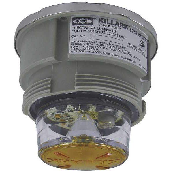 Strobe Light, LED, 12 to 80V DC, 24V AC, Not Applicable FPM, 4 3/4 in Dia.