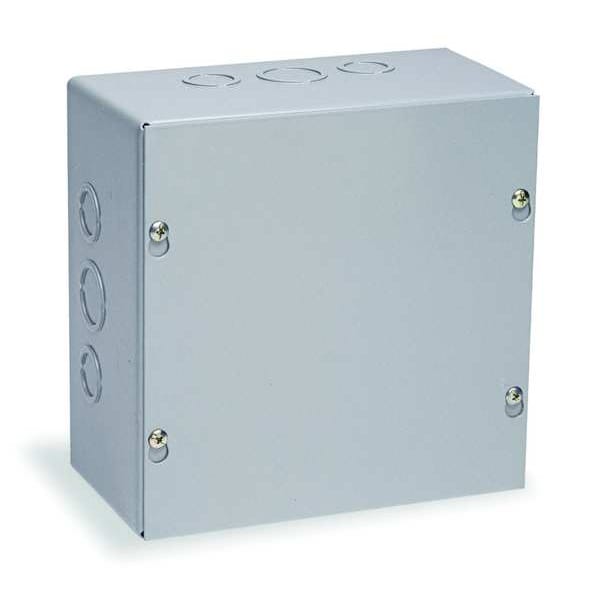 Captive Screws Electrical Enclosures, 15 in H, 4 in D, 12 in W, 1, Steel