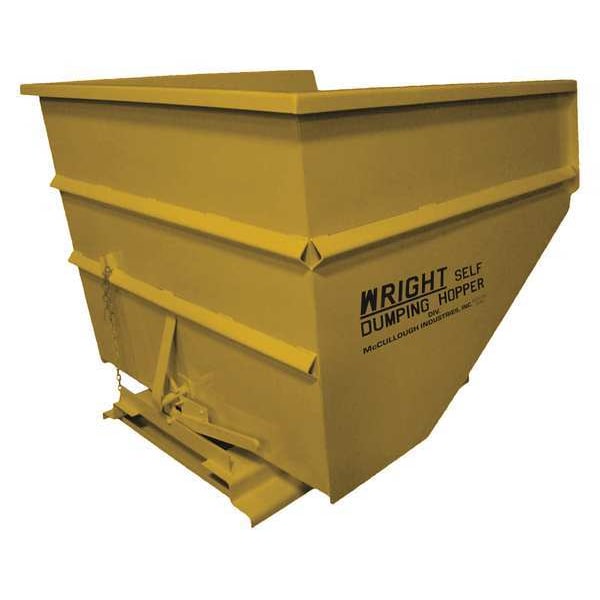 Self Dumping Hopper, Medium Duty, Yellow