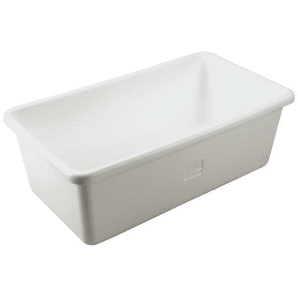 Transport Storage Tub with Drain, 500 lb Load Capacity, 48 3/4 in Overall L, 17 in Overall H
