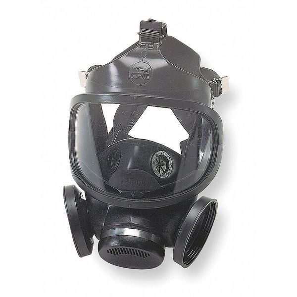 Full Face Respirator, Ultra-Twin, Not Rated, Threaded, Size, M 0 Cartridges Included