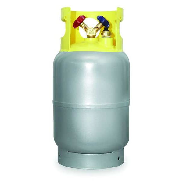 Refrigerant Recovery Cylinder, Service Rating 400 psi, 30 Lbs, High Gloss Powder Coated Finish