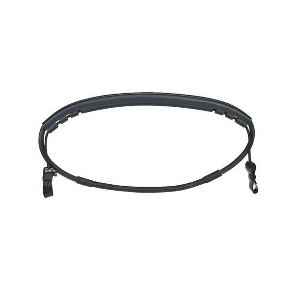 Goggle Retainer, For Use With Full Brim Hard Hats Black