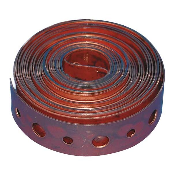 Hanging Strap, 100FtL, Copper Plated Steel