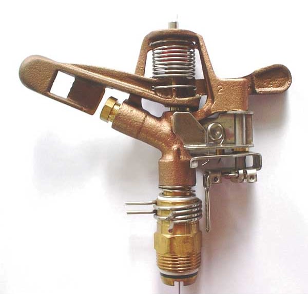 Sprinkler Head, 3/4 In, MNPT, Brass