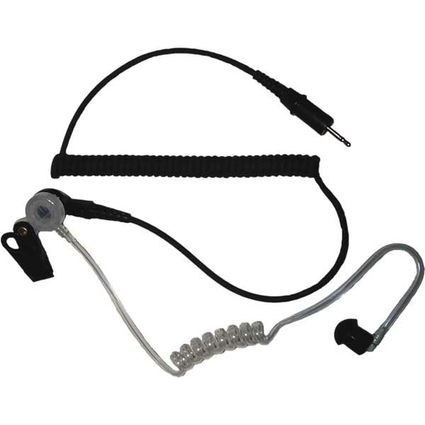 Earbud, Black, 2.5mm Jack, Plastic/Metal