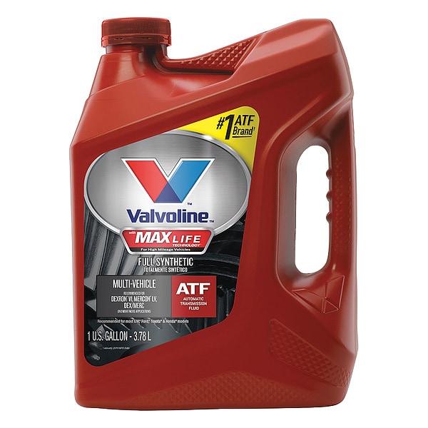 Automatic Transmission Fluid, Bottle, 1 gal, ATF, Synthetic, Red