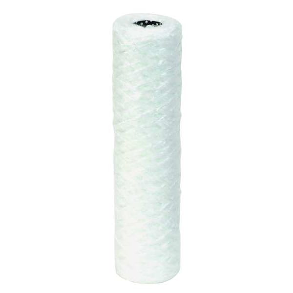 String Wound Filter Cartridge, 10 gpm, 100 Micron, 4-1/2" O.D., 20 in H, 6 PK