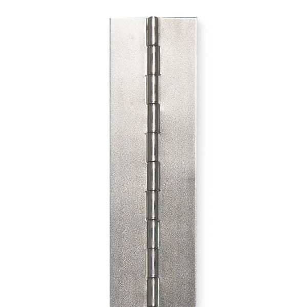 Steel Piano Hinge, 2 in  Leaf W x 72 in Leaf H