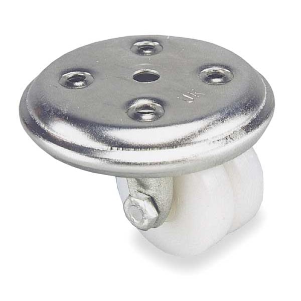Dual Wheel Caster, Nylon, 2 in., 350 lb.
