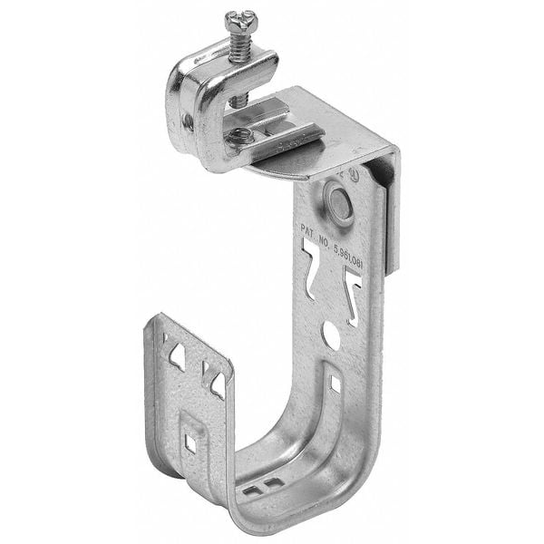 J-Hook, 1/8-5/8In Flange, 2In Max Cap