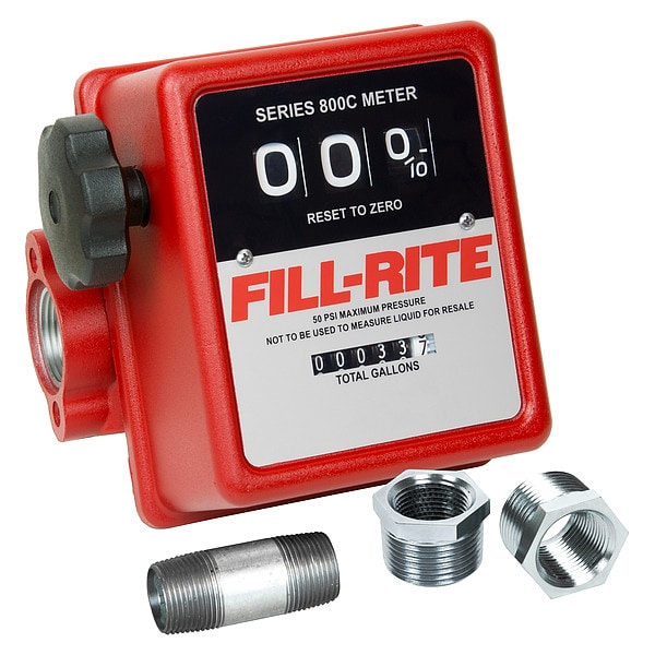 Mechanical Flowmeter, Aluminum, 1 in FNPT, 5-20 GPM