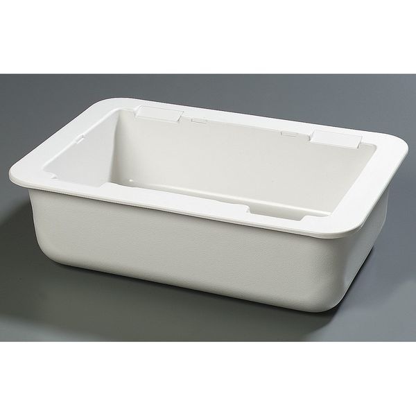 Full Size Food Pan, White, 24 Qt