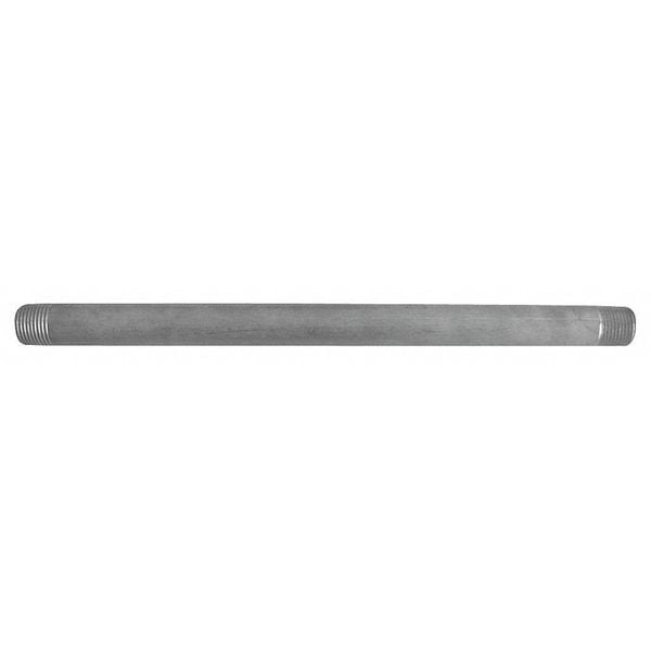 1-1/4" MNPT x 2 ft. TBE 304 Stainless Steel Pipe Sch 40