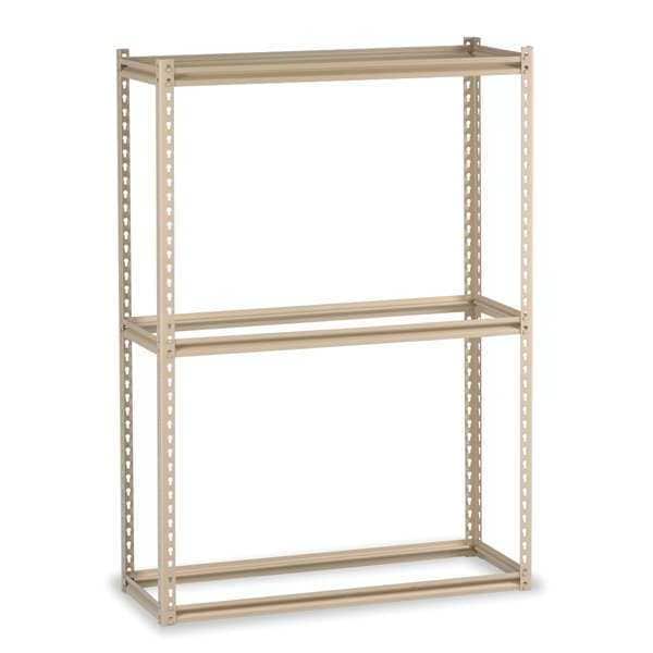 Boltless Shelving Unit, 15"D x 69"W x 60"H, 3 Shelves, Steel