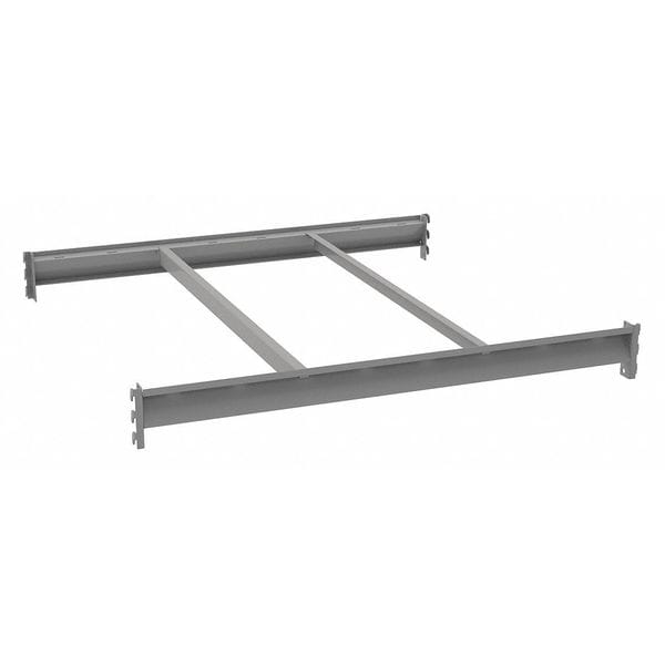 Shelf, 48 in D, 48 in W, Industrial Gray