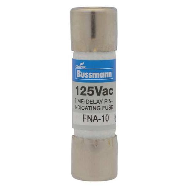 Midget Fuse, Time-Delay, 0.10A, 250V AC, Indicating, 10kA at 125V AC, 35A at 250V AC