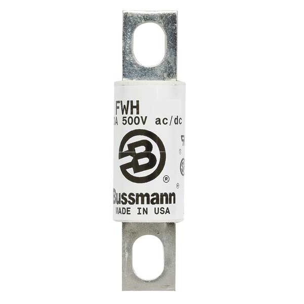Semiconductor Fuse, FWH-A Series, 80A, Fast-Acting, 500V AC, Bolt-On