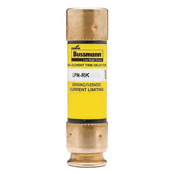 UL Class Fuse, RK1 Class, Time-Delay, 1.80A, 250V AC, Non-Indicating
