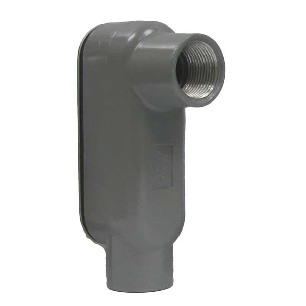 Conduit Outlet Body w/Cover, Aluminum, LB