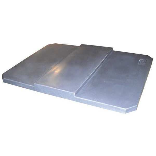 Cube Truck Lid, Gray, Fits 12-1/2 cu. ft.