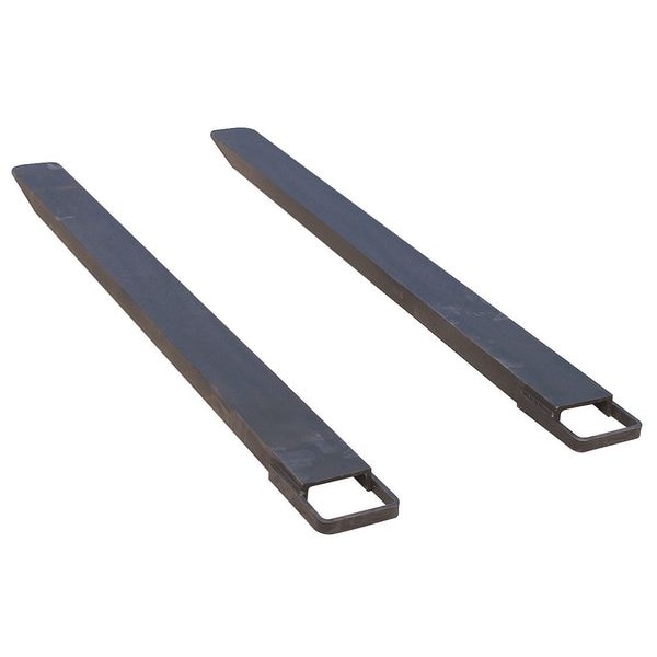 Fork Extensions, Black, 4 x 84 In, Pk2