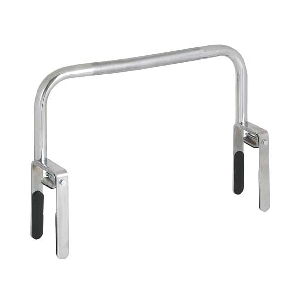Fasten Safety Rail/Bar, 7" L, Chrome Plated Steel, Chrome Plated