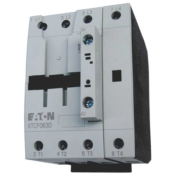 IEC Magnetic Contactor, No Auxiliary Contacts, 24V DC, 4 P, Non-Reversing, Screw