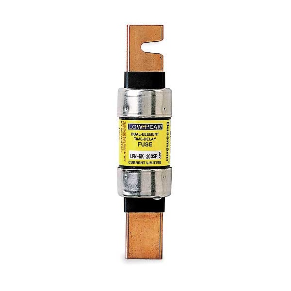 UL Class Fuse, RK1 Class, Time-Delay, 225A, 600V AC, Non-Indicating