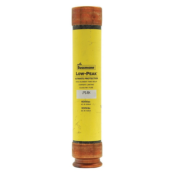 UL Class Fuse, RK1 Class, Time-Delay, 35A, 600V AC, Non-Indicating