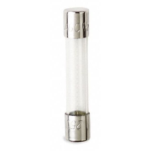 Glass Fuse, 0.005A, 10kA at 125V AC, 35A at 250V AC, 5 PK