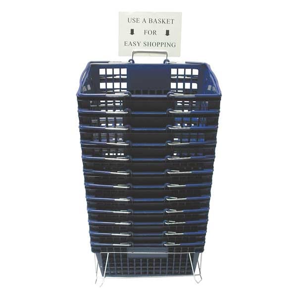 Hand Basket, Blue, 18 1/4 x 12 1/4, PK12