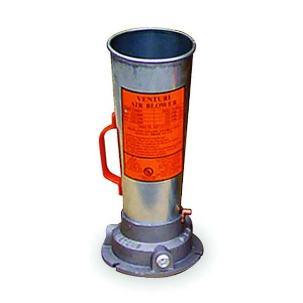 Pneumatic Blower, Venturi, Steel, Overall Length: 16 1/3 in