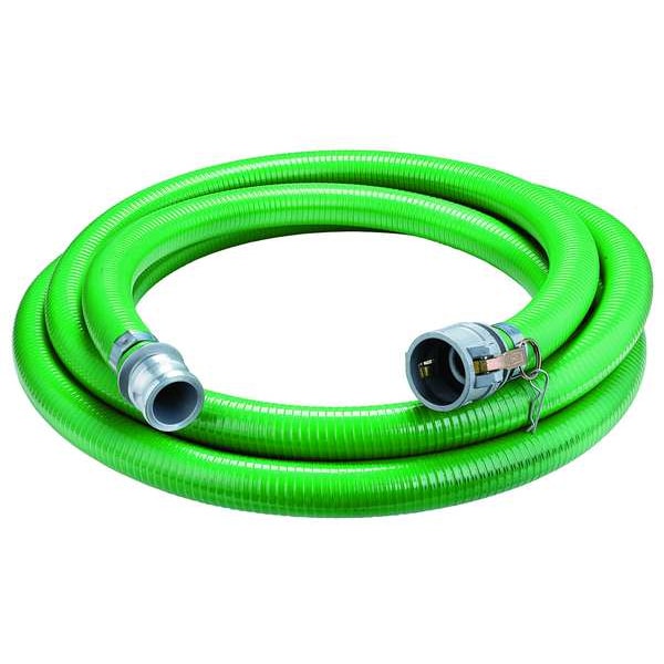 Water Hose, 4" ID x 15 ft., Green