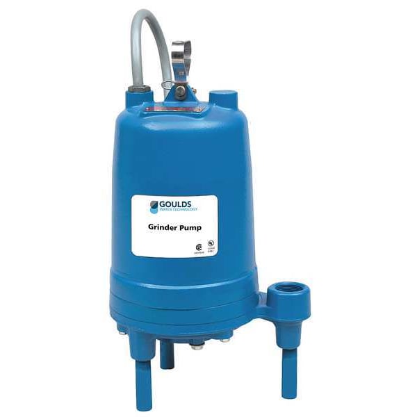 Grinder Pump, 2 HP, 230 Volt, 15 Amps