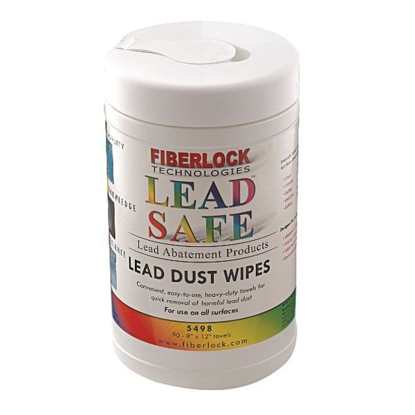 Lead Safe Wipes, 8" x 12", 90 Wipes