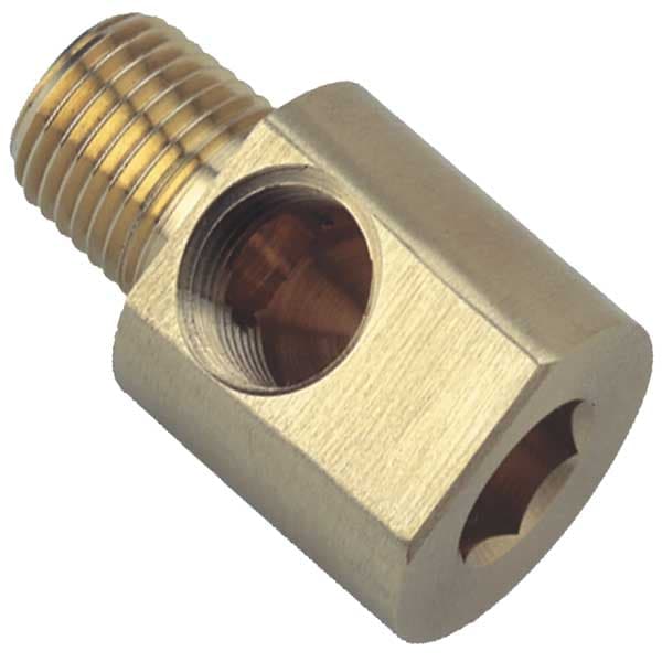 90 Degrees Elbow Chrome Plated Brass Hex Key Street Elbow, 1/16 in Female NPT X 1/16 in Male NPT
